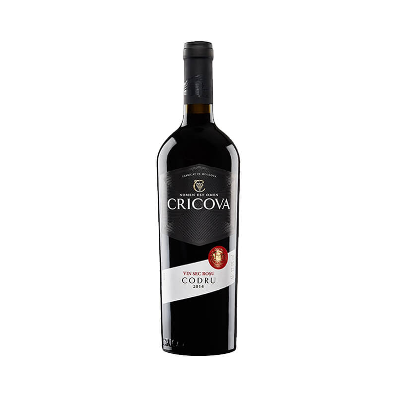 Красное сухое вино Cricova Codru