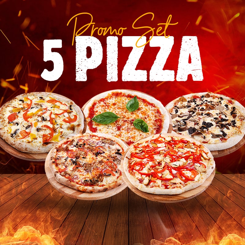 Set 5 pizza